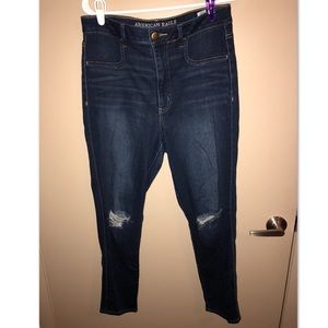 High Waisted Dark Wash Jeans